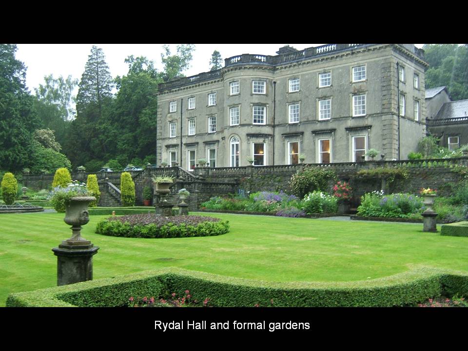 Holehird Gardens
                    & Rydal Hall