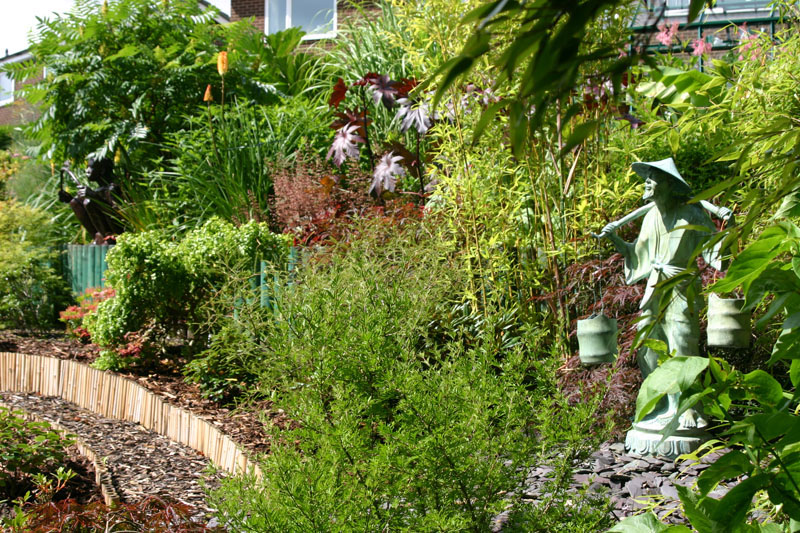 Oreiental and Tropical beds at David &
                    Amanda's