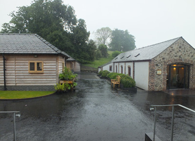 A wet welcome to Plas Cadnant