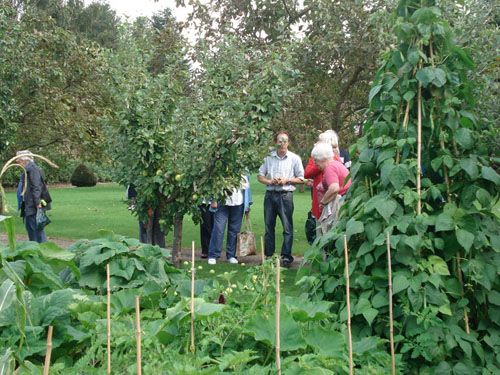 Ripley
                    Castle tour of Kitchen Garden